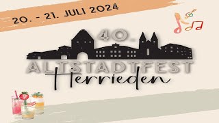 40 Altstadtfest  Dank an alle Helfer [upl. by Remus172]