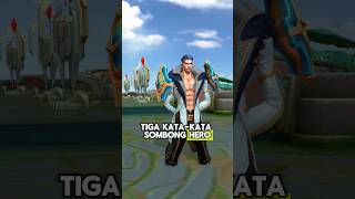 3katakata sambong hero ml🗿mobilelegends mlbb funny mlbbcreatorcamp ml putchannel ytshorts [upl. by Wiskind]