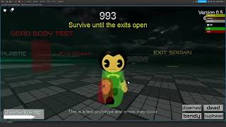 ROBLOX SonicEXE Multiversal Collapse  Bendy Model Testting [upl. by Notsej684]