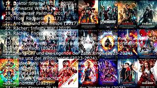 Wie man die Marvel Filme der Reihe nach ansieht – chronologische Reihenfolge [upl. by Acira]