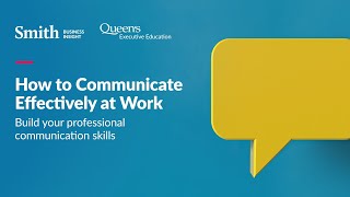 How to Communicate Effectively at Work [upl. by Hescock]