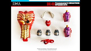 DNA Design DK40 Legacy Transmetal 2 Megatron Upgrade Kit preview [upl. by Notaes]