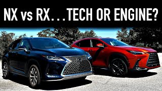 2022 Lexus NX vs RX Is The V6 Worth It [upl. by Ecyle]