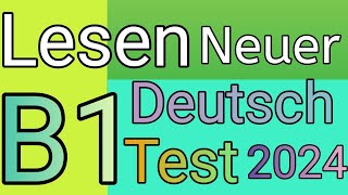 DTZ Deutschtest Lesen gast Leseverständnis [upl. by Keily]