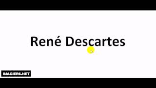 Como pronunciar René Descartes [upl. by Werdn]