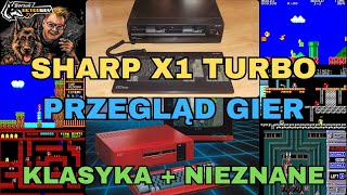 Borsuk Retro Gry TV SHARP X1 TURBO  PRZEGLĄD GIER 2 Klasyka  Nieznane Gry [upl. by Gellman]