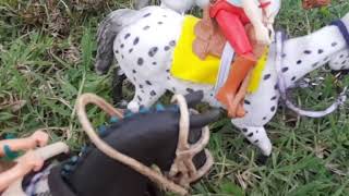 Trail Ride Special SHORTS Schleich horse toy video [upl. by Leibarg111]