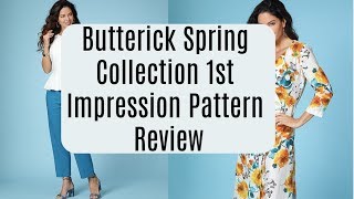 Butterick Spring 2019  1st Impression Pattern Review [upl. by Hereld]