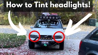 How to Tint Headlights Like a Pro  StepbyStep Tutorial [upl. by Eyahsal]