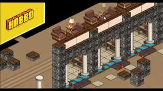 How to BUILD Habbo Library Part 1 Roller Stacking [upl. by Huntlee]