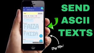 How To Send ASCII Text to your Friends [upl. by Chiang]