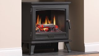 Dimplex Sunningdale SNG20  Amazing Electric Log Burner using OptiV LCD Technology [upl. by Aaron757]