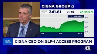 Cigna CEO on medicare advantage and GLP1 access program [upl. by Victoir]