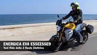 We Ride Energica Eva EsseEsse9  TEST RIDE DELLA 2 RUOTE ELETTRICA ENG SUBS [upl. by Ailbert]