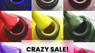 CRAZY Nail Gel Polish Sale [upl. by Bolme]