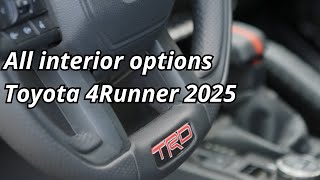 Interior Allnew Toyota 4Runner 2025  TRD [upl. by Chic]