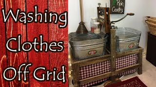 How I Wash Clothes Off Grid [upl. by Uohk]