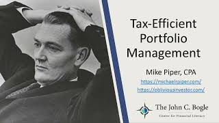 Bogleheads University 101 2023  Minimizing Taxes on Your Investments with Mike Piper [upl. by Ulyram]