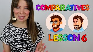 COMPARATIVES  Comparativos en Inglés 5 REGLAS sencillas para formarlos✔️ [upl. by Natek]