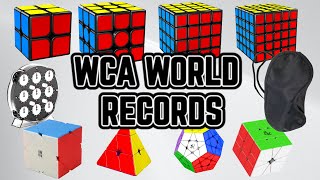 All Rubiks Cube WORLD RECORDS 2024 [upl. by Demeyer]