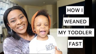 How I Weaned My Baby From Breastfeeding FAST  What Actually Works  Tips To Stop Breastfeeding Baby [upl. by Enyawud]