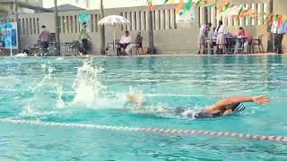 4X50m Freestyle Relay in Interschool Swimming Competition Dehradun [upl. by Leora]