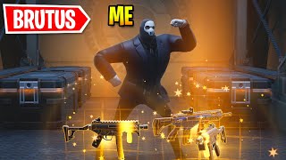 I Took Over Covert Cavern Vault As BOSS Brutus In Fortnite [upl. by Giza]