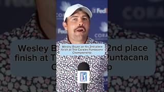 Wesley Bryan after his best finish on the PGA Tour since 2017 golfshorts golfswing pga golfer [upl. by Ydnyc921]