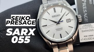 4K Seiko Presage Automatic Baby Snowflake Titanium SARX055 [upl. by Oiragelo622]