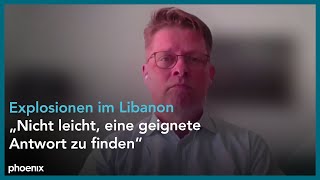 Nahost Guido Steinberg Stiftung Wissenschaft und Politik zur Lage im Libanon am 190924 [upl. by Rees18]