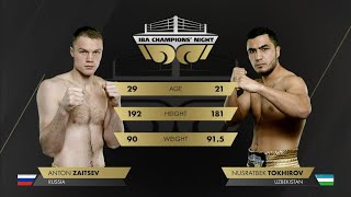 ZAITSEV Anton RUS vs TOKHIROV Nusratbek UZB  IBA Champions’ Night  November 4 2024 [upl. by Noivart]