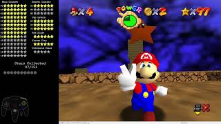 Super Mario 64 Kaizo Brown Stars  Course 9 Dark Zirkon City Savestateless [upl. by Orola]