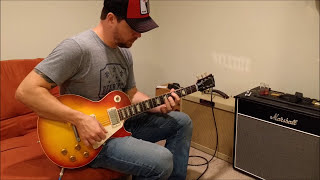 Rockett Blue Note overdrive with R8 Les Paul Mojotone pickups [upl. by Reitman847]