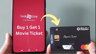 Buy 1 Get 1 Movie ticket कैसे booking करते है। RBL Bank Credit Card BookMyShow Buy One Get One Free [upl. by Araf]