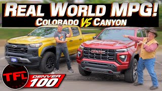 2023 GMC Canyon vs Chevy Colorado Can Either of GMs Twin Midsize Trucks BEAT Poor EPA Ratings [upl. by Mount]