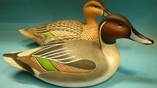 Decoy Carving PintailsquotWard Stylequot 1 of 7 [upl. by Schell221]