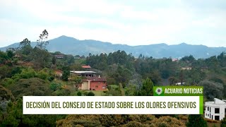 Decisión del Consejo de Estado sobre los olores ofensivos en el oriente [upl. by Cai658]