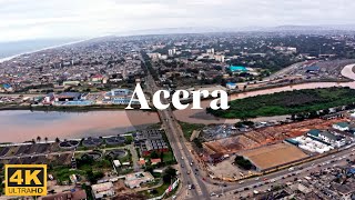 Experience the BEST Aerial Views of Accra Ghana in 4K [upl. by Halden]