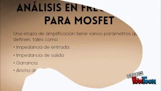 Análisis en frecuencia del MOSFET [upl. by Aroc]