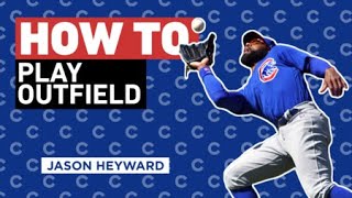 How To Play the Outfield with Gold Glover Jason Heyward [upl. by Ahsenrac]