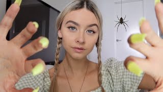 ASMR Fall Asleep FAST🌙🕷Spiders Crawling Up Your Back Relaxation Games Etc [upl. by Endres]