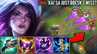 SNIPER KAISA IS A LITERAL CHEAT CODE PRESS W EVERY 15 SECONDS 25 KILLS 0 DEATHS [upl. by Hekking691]