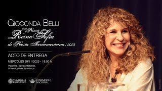 XXXII Premio Reina Sofía de Poesía Iberoamericana Gioconda Belli [upl. by Eiclud]