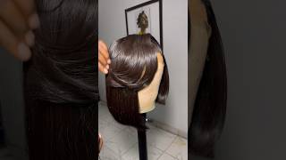 How to make  Asymmetric layered bob wigtutorial wigs [upl. by Lesslie]