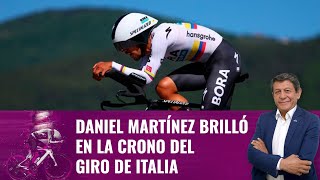 Daniel Martínez brilló en la crono del Giro de Italia [upl. by Nagaek]