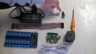 Raspberry Pi 16 Channel Relay how to with example software for automation projects [upl. by Robby788]