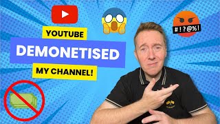 चैनल demonetize हो गया 🚫🚫  YouTube वालो बता तो दो ऐसा क्यों किया 😫  Reused content monetisation [upl. by Radley83]