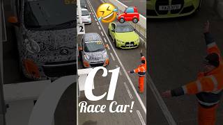 Crazy Citroen C1 Track Car Launch 🚀 Race Mode [upl. by Atenik]