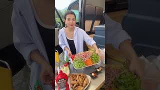 Huong Spa Da Nang shortsrelaxvideoSimple Car Camping [upl. by Inahteb]