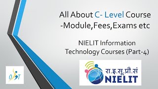 Introduction to NIELIT Computer courses  Part4  C Level course details [upl. by Cochran]